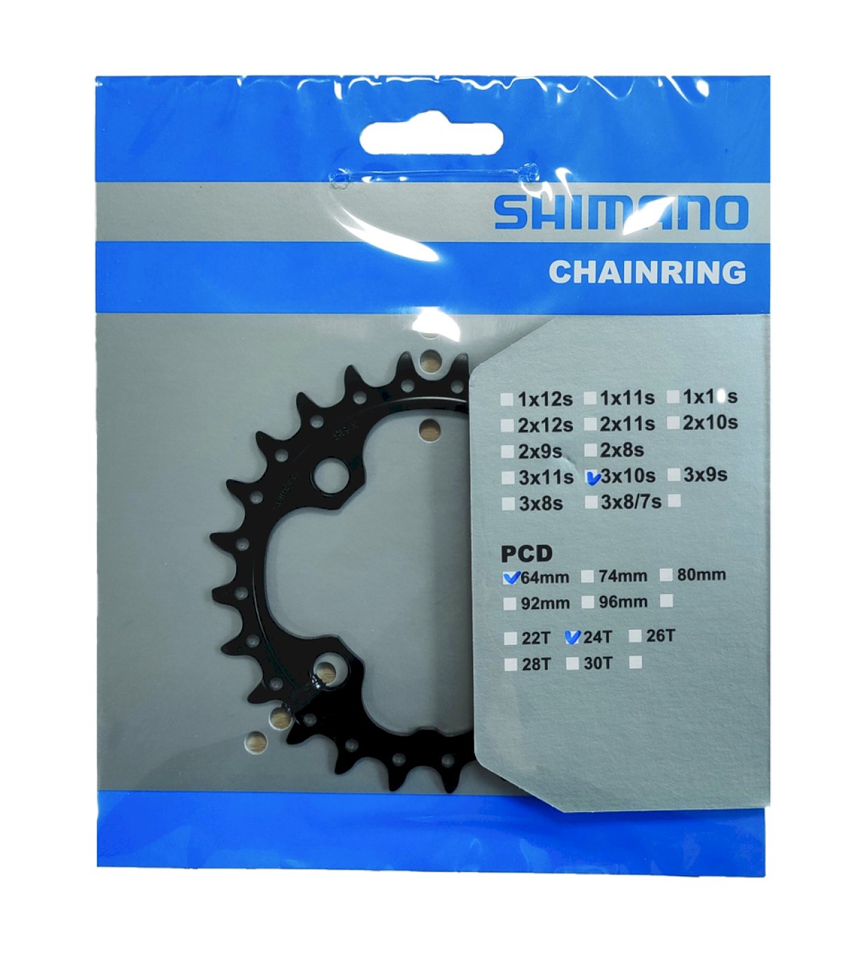 Shimano Kettenblatt Deore FCM670/660 24 Zähne Y1LU2400