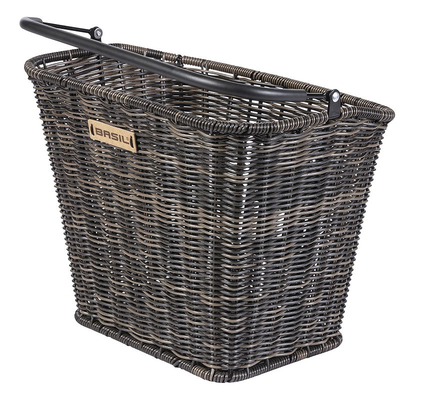 Basil VR-Korb Bremen Rattan Look KF OHNE Lenkeradapter natur braun