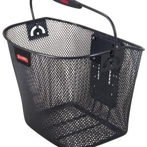 KLICKfix Vorderrad-Korb Uni schwarz, 35x25x25 cm