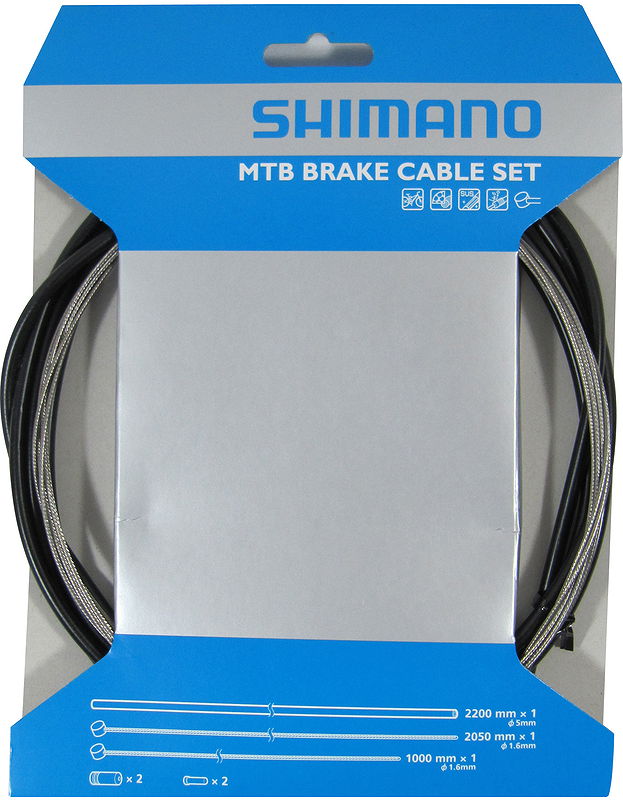 Shimano Bremszugset Edelstahl Y80098021 SB-Verpackung