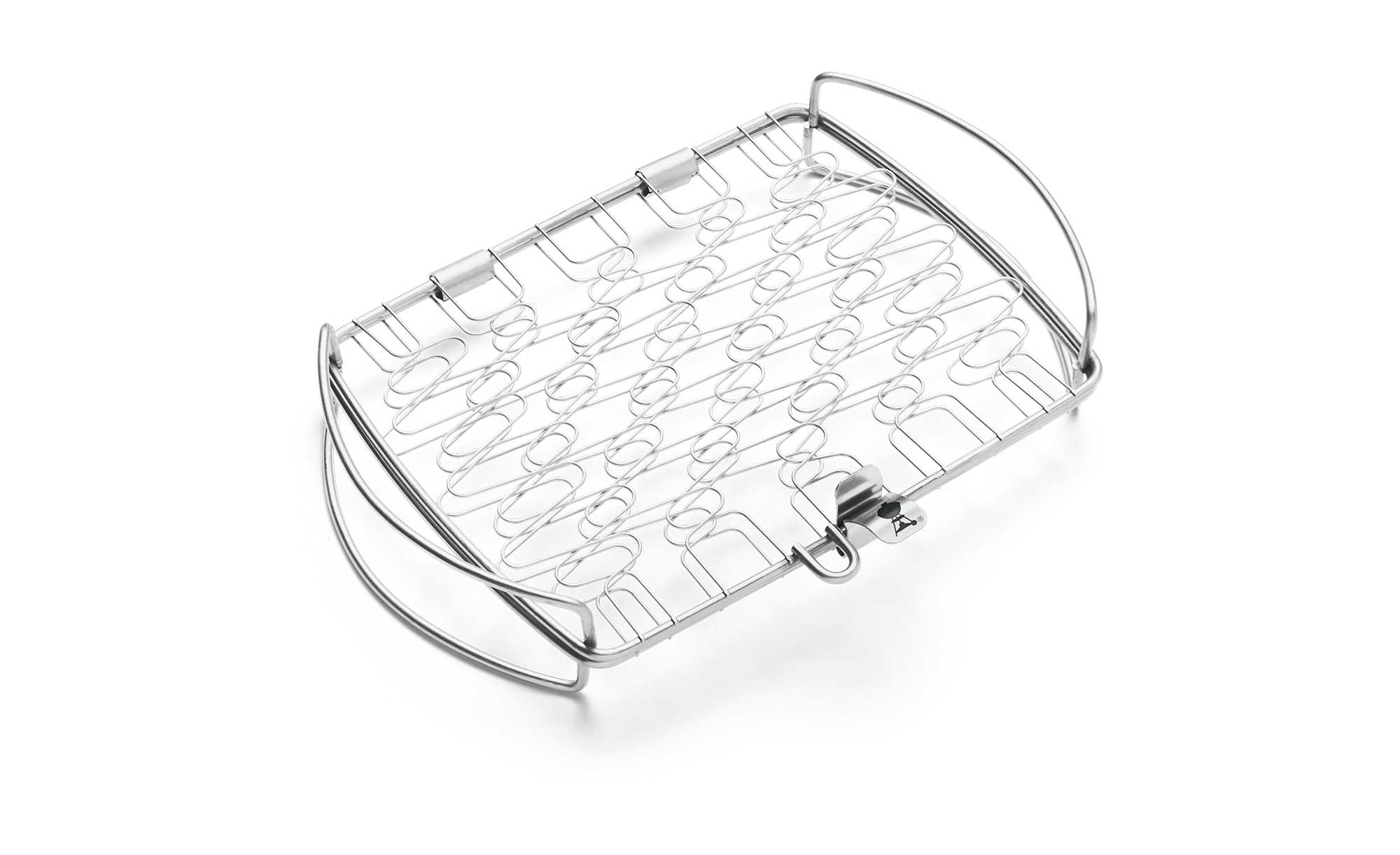 Fisch- und Gemüsehalter aus Edelstahl