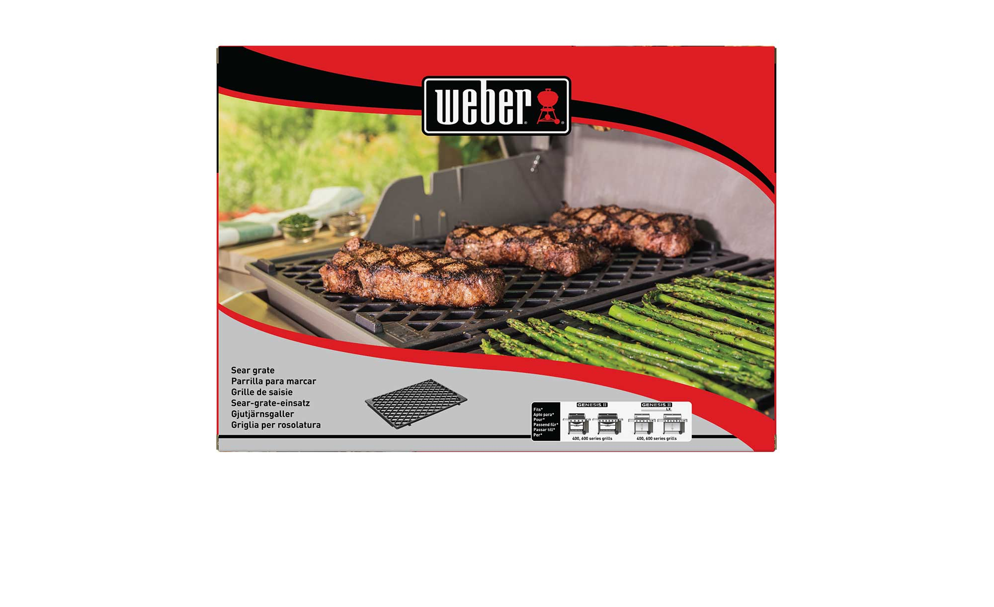 Sear-Grate-Platte für Genesis-Gasgrills