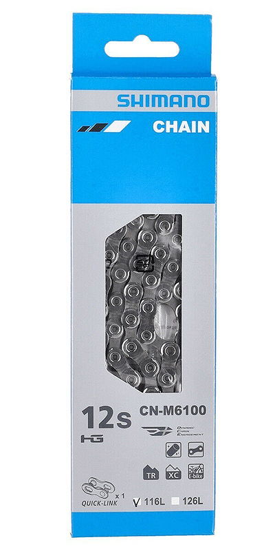 Shimano Fahrrad Kette CNM6100-12 12-fach 126 Glieder ICNM6100126Q