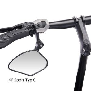 Krampe Lenkerspiegel KF Sport Typ C, klappbar Lenkeraußenklemmung, links