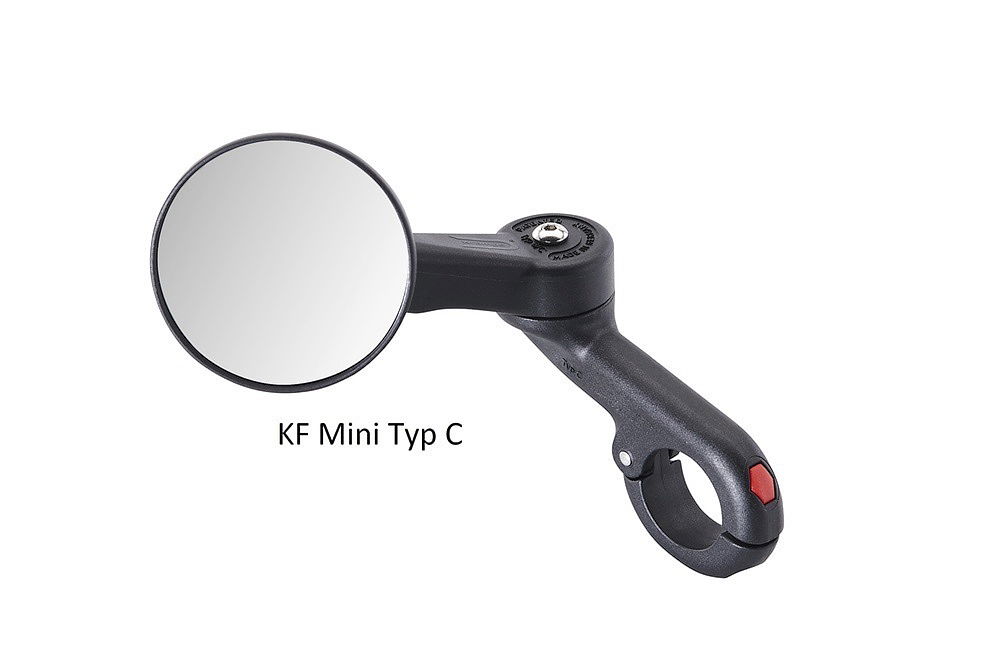 Krampe Lenkerspiegel KF Mini Typ C, klappbar Lenkeraußenklemmung, links/rechts