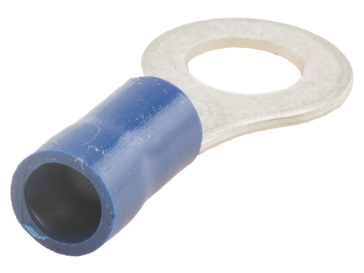 Ringkabelschuh blau Set mit 10 Stück – 6,4 mm²