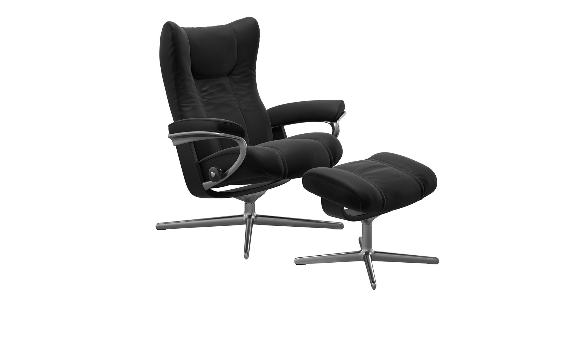 Relaxsessel mit Hocker Stressless Wing M Cross