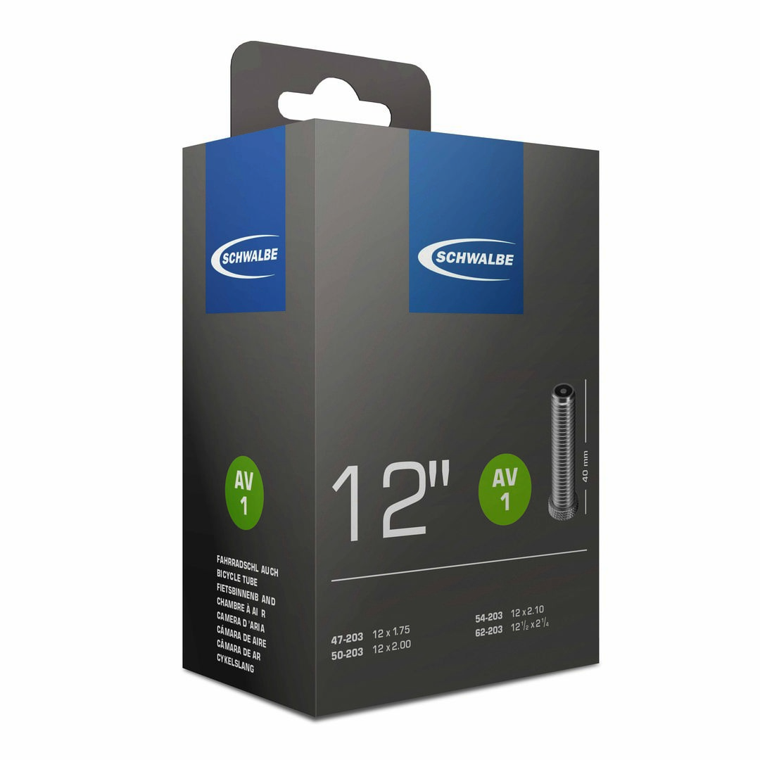 Schwalbe Fahrradschlauch AV Ventil Nr. 2A 14" 40 mm 47/60-254
