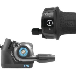 Sturmey-Archer Drehgriffschalter Set für SRAM P5 5-Gang, mit Klickbox