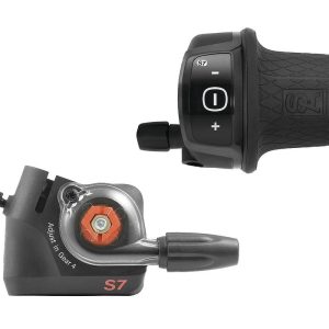 Sturmey-Archer Drehgriffschalter Set für SRAM S7 7-Gang, mit Klickbox