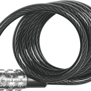 ABUS Zahlen-Spiralkabelschloss 3506C/120 BK 6 mm schwarz 120 cm