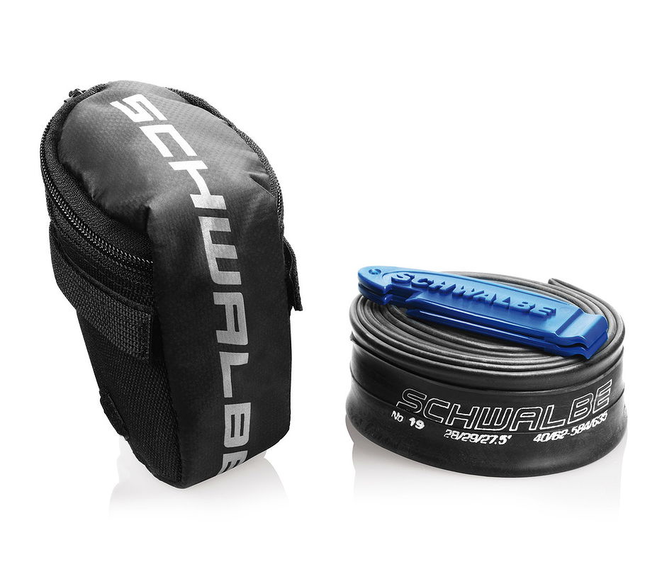 Schwalbe Schlauchtasche MTB 27,5/29" mit Schlauch Nr. 19 SV