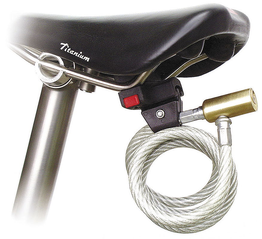 KLICKfix Satteladapter mit Seilschlosshalter