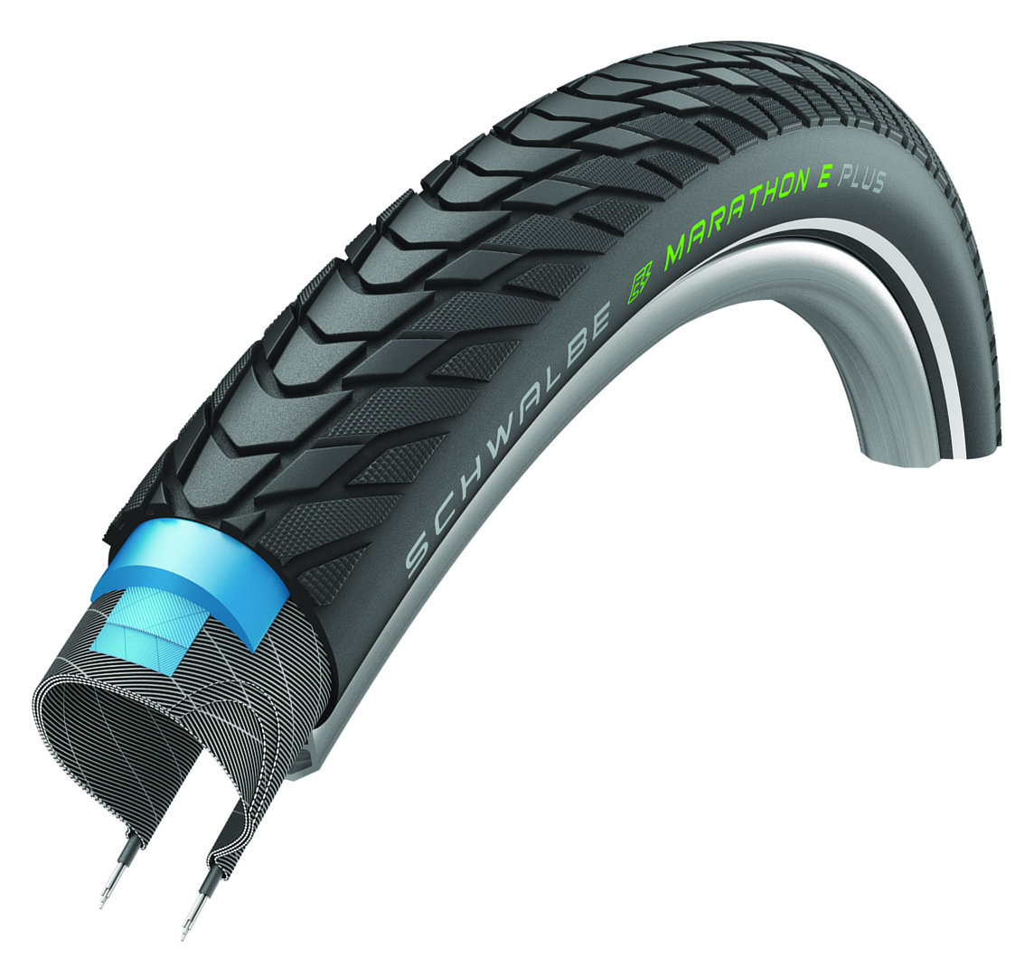 Schwalbe Fahrradreifen Marathon E-Plus ADDIX HS498 schwarz Reflex 50-584 27,5x2,00 650B 11159057.01