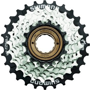 Shimano Schraubzahnkranz 7-fach MFTZ5107 braun/schwarz EMFTZ5107428  14-28 Zähne