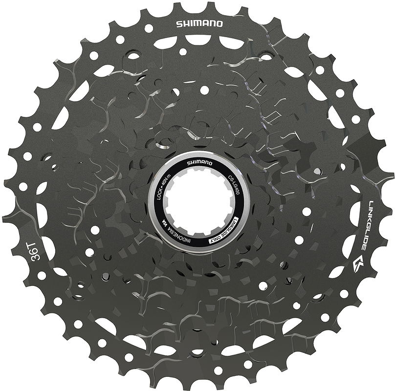 Shimano Kassette 9-fach LINKGLIDE CSLG400 mattgrau ECSLG4009136 11-36 Zähne