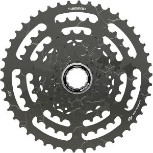 Shimano Kassette 9-fach LINKGLIDE CSLG400 mattgrau ECSLG4009146  11-46 Zähne