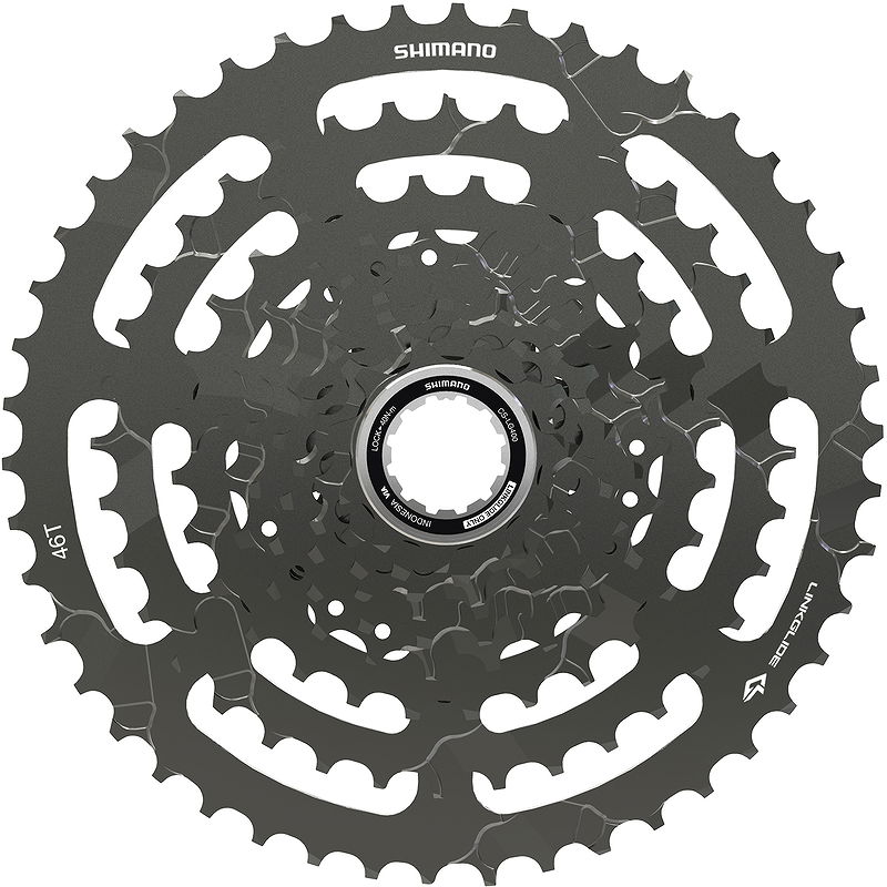 Shimano Kassette 9-fach LINKGLIDE CSLG400 mattgrau ECSLG4009146 11-46 Zähne