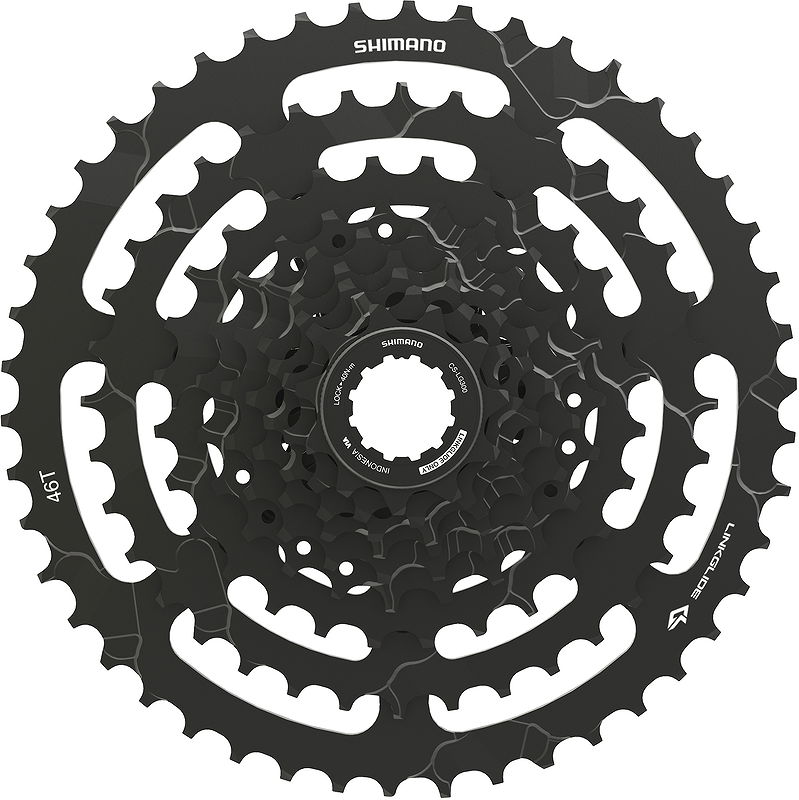 Shimano Kassette 9-fach LINKGLIDE CSLG300 silber ECSLG3009146 11-46 Zähne