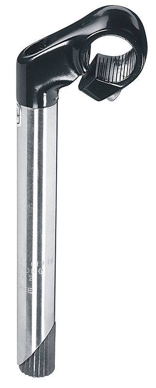 ergotec Vorbau Cat Tube 60 mm schwarz-silber 25,4 mm 22,2 mm 30°