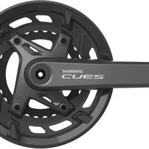 Shimano Kettenradgarnitur Cues FCU60002 2-PIECE 46×30 Zähne schwarz 175 mm EFCU60002EX60C