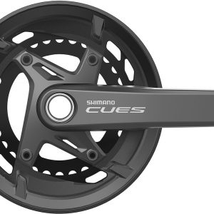 Shimano Kettenradgarnitur Cues FCU60102 2-PIECE 46×32 Zähne schwarz 175 mm EFCU60102EX62C