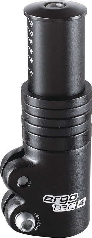 ergotec Vorbau-Adapter schwarz sand.