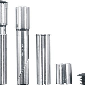 ergotec Adapter-Set Ahead-Vorbau silber