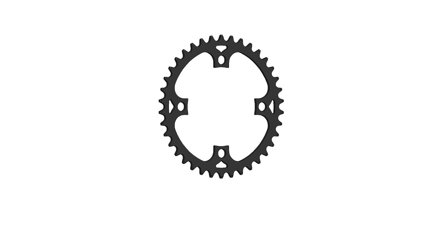Esjot Kettenblatt für Bosch Gen 1, Gen 3 + Gen 4 1/2" x 1/8", flach 38 Zähne