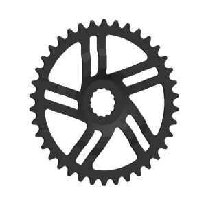 Esjot Kettenblatt für Bosch Gen 3 1/2" x 1/8", gekröpft  38 Zähne