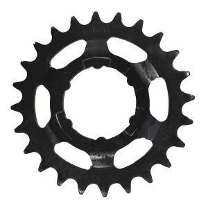 Shimano Steckzahnkranz gekröpft CS-C7000 schwarz Y0FM24000   24 Zähne