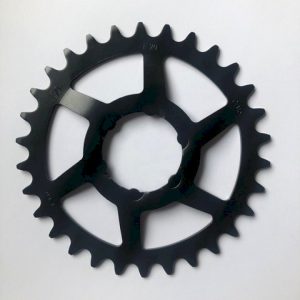 KMC Steckzahnkranz gekröpft für Shimano 5-Gang schwarz  1/2" x 3/32"  27 Zähne