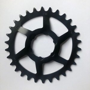 KMC Steckzahnkranz gekröpft für Shimano 5-Gang schwarz  1/2" x 3/32"  30 Zähne