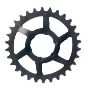 KMC Steckzahnkranz gekröpft für Shimano 5-Gang schwarz  1/2" x 1/8"  27 Zähne