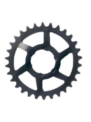 KMC Steckzahnkranz gekröpft für Shimano 5-Gang schwarz 1/2" x 1/8" 30 Zähne
