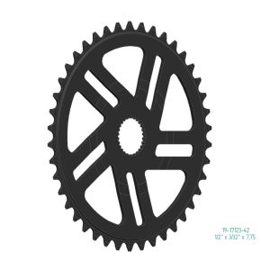 Esjot Kettenblatt für Bosch Gen 4 1/2" x 3/32"+1/2"x11/128" 42 Zähne