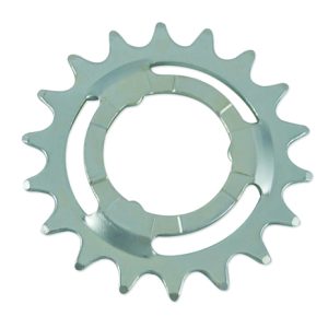 Esjot Steckzahnkranz gekröpft für Shimano/Sram silber (verzinkt)  1/2" x 3/32", gekröpft  19 Zähn