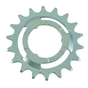 Esjot Steckzahnkranz gekröpft für Shimano/Sram silber (verzinkt)  1/2" x 3/32", gekröpft  22 Zähn