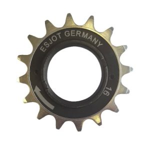Esjot Schraubzahnkranz BMX Messing  1/2" x 1/8"  18 Zähne
