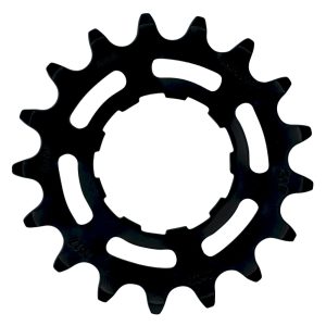 KMC Ritzel flach für Enviolo schwarz  1/2" x 3/32"  17 Zähne
