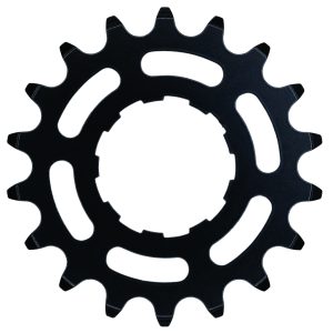 KMC Ritzel flach für Enviolo schwarz  1/2" x 3/32"  18 Zähne