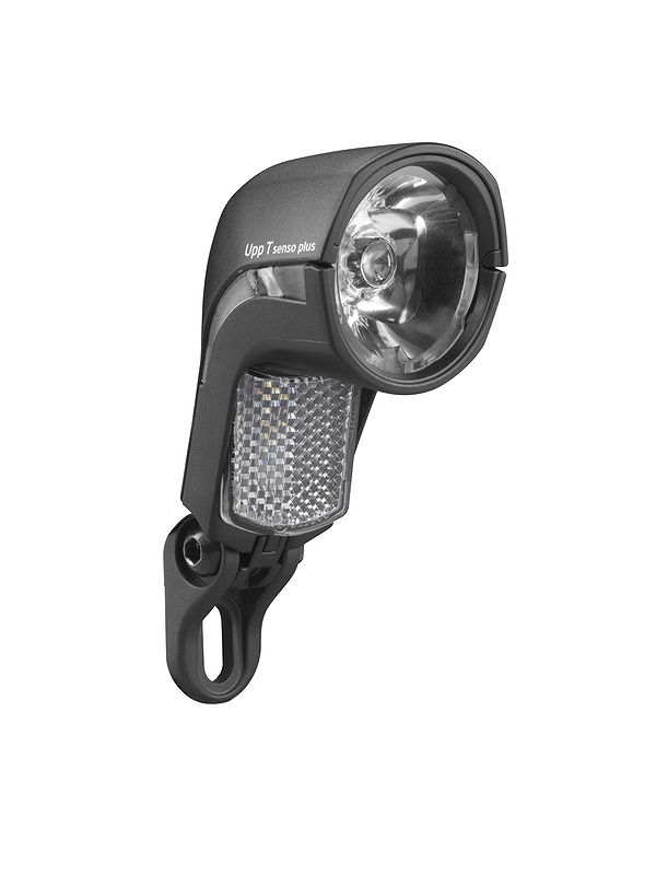 B&M Dynamo-Scheinwerfer Lumotec Upp N Plus schwarz 30 Lux 166NDI-04