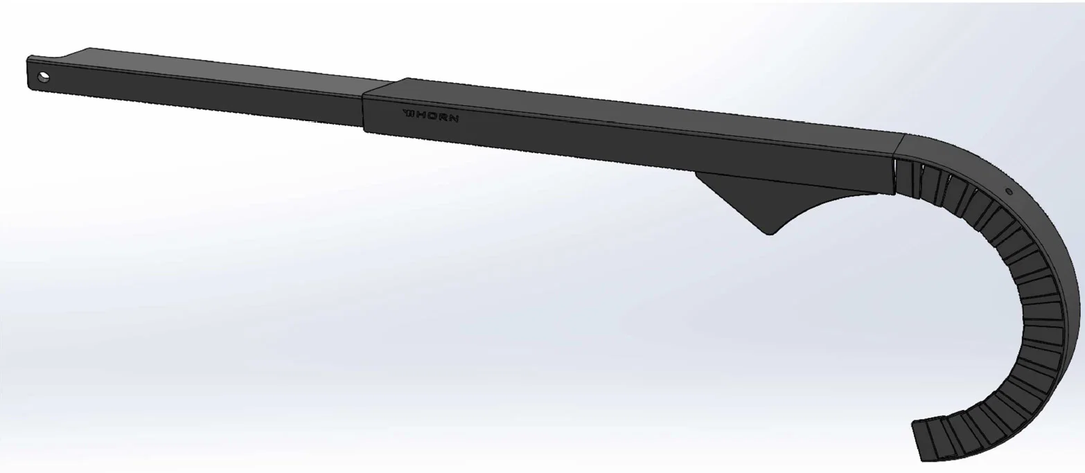 HORN Kettenschutz Catena 20 38 - 48 Zähne 185 mm schwarz
