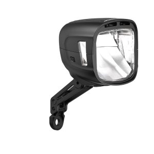 B&M E-Bike LED Scheinwerfer LUMOTEC IQ-XL E Highbeam matt-schwarz 300 Lux 169MU65TS-09 mit Boschstecker