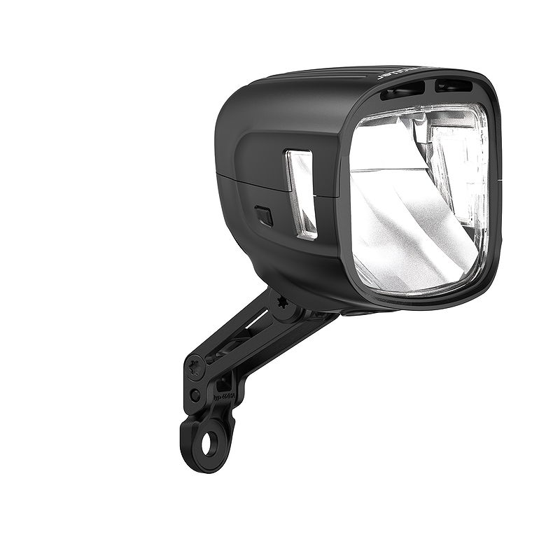 B&M E-Bike LED Scheinwerfer LUMOTEC IQ-XL E Highbeam matt-schwarz 300 Lux 169MU65TS-09 mit Boschstecker