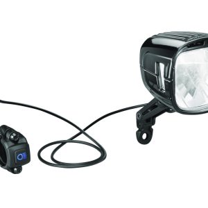 B&M E-Bike LED Scheinwerfer LUMOTEC IQ-XL schwarz eloxiert 300 Lux 169U65TS-01