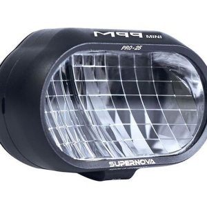 Supernova E-Bike LED Scheinwerfer M99 Mini PRO-25-21 Watt schwarz 150 Lux, 450 Lumen