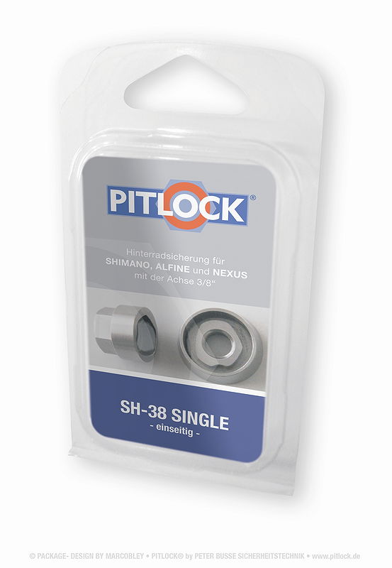 PITLOCK Sicherung Hinterrad Set SH 38 Single Set SH 38 Single