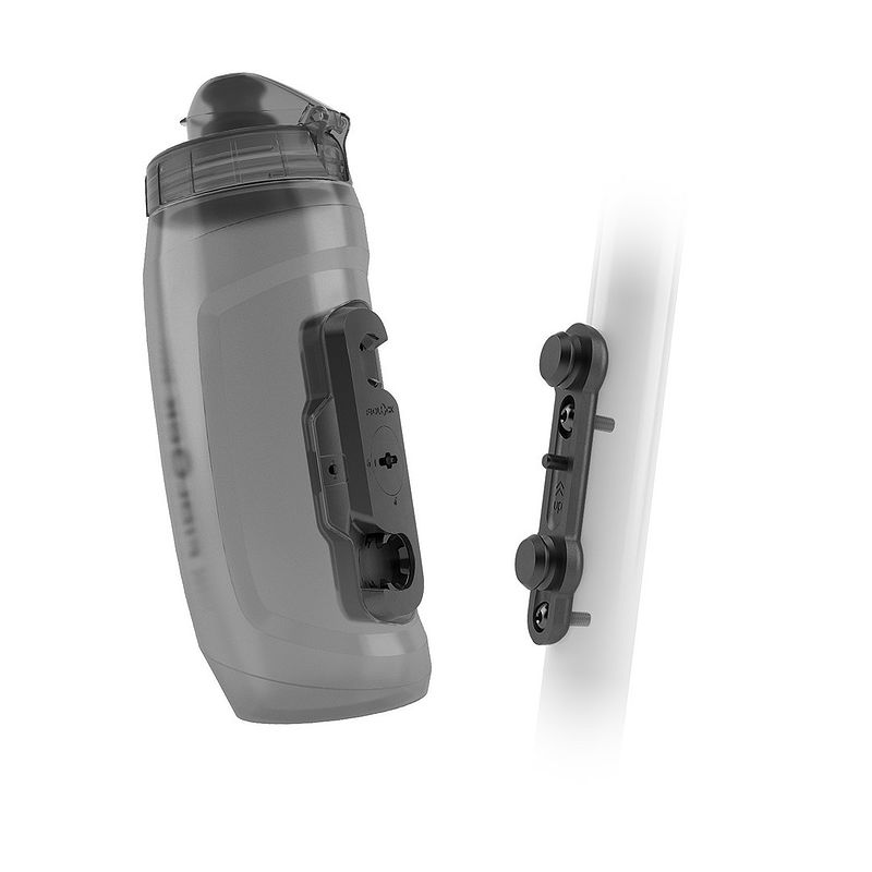 FIDLOCK Trinkflaschen Set TWIST inkl. bike base transparent schwarz 0,59 L