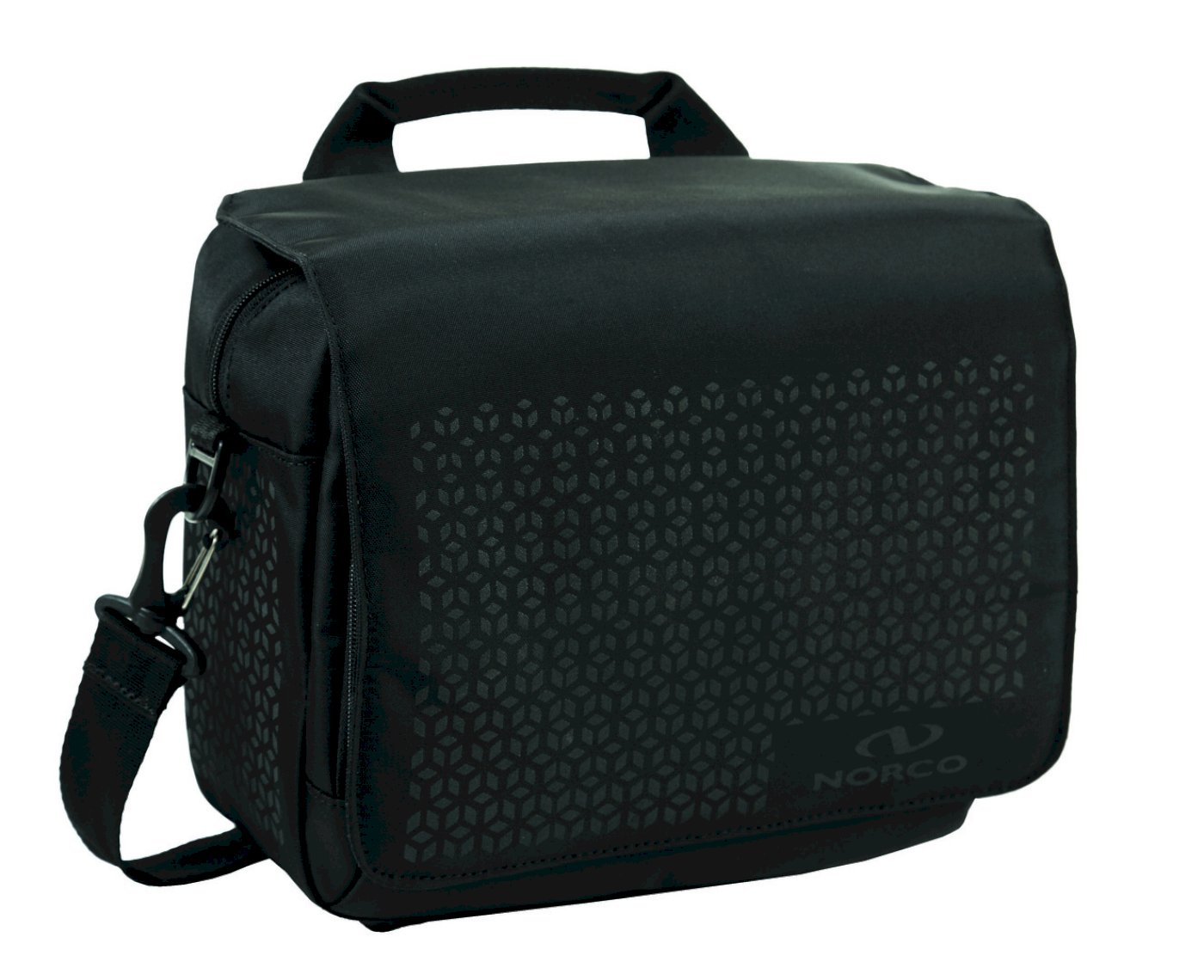 Norco Lenkertasche Taymore OHNE Lenkeradapter schwarz mit reflex-dekor